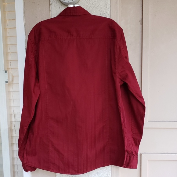 NEW men G BY GUESS long sleeve button shirt LARGE - Picture 7 of 8